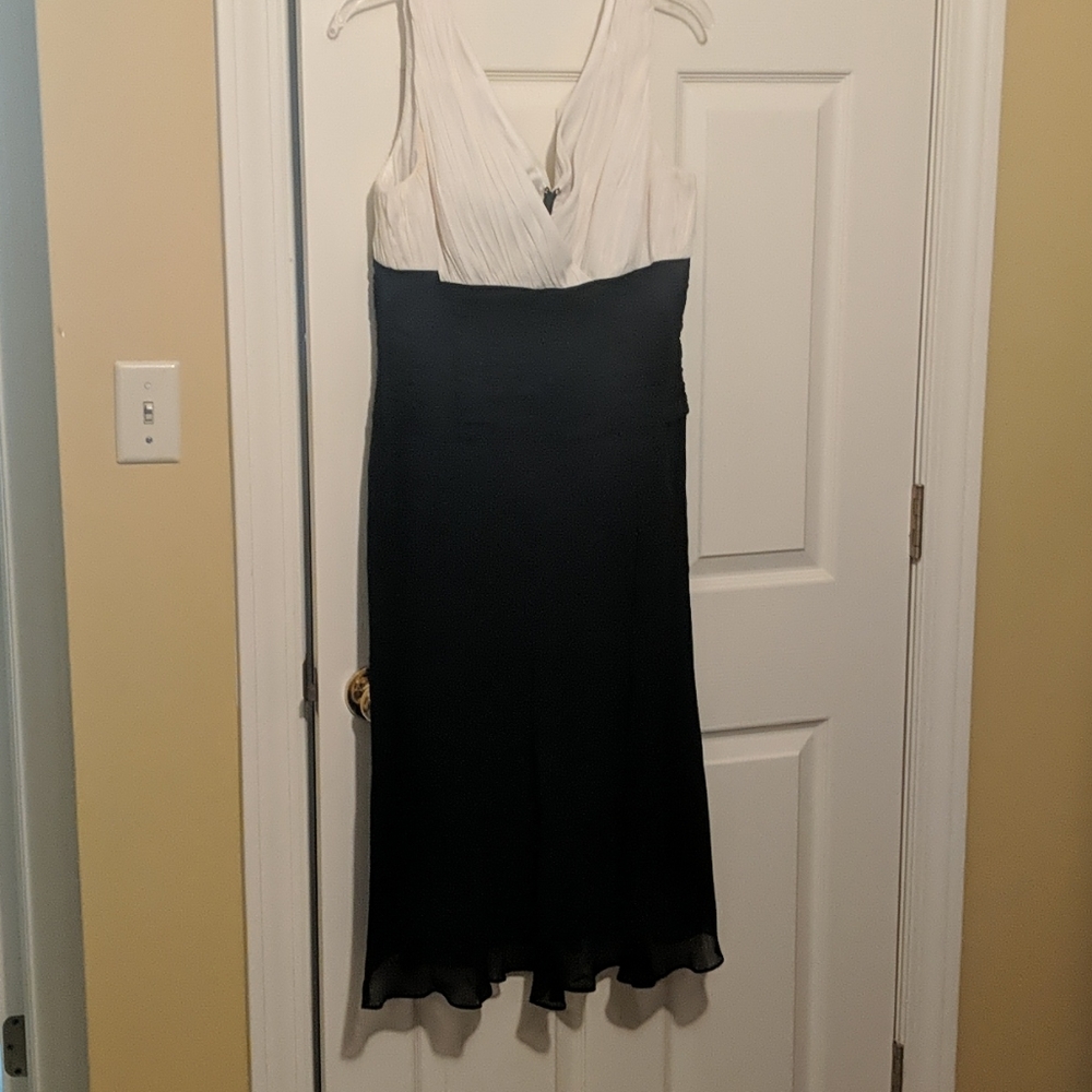 Black and white dress